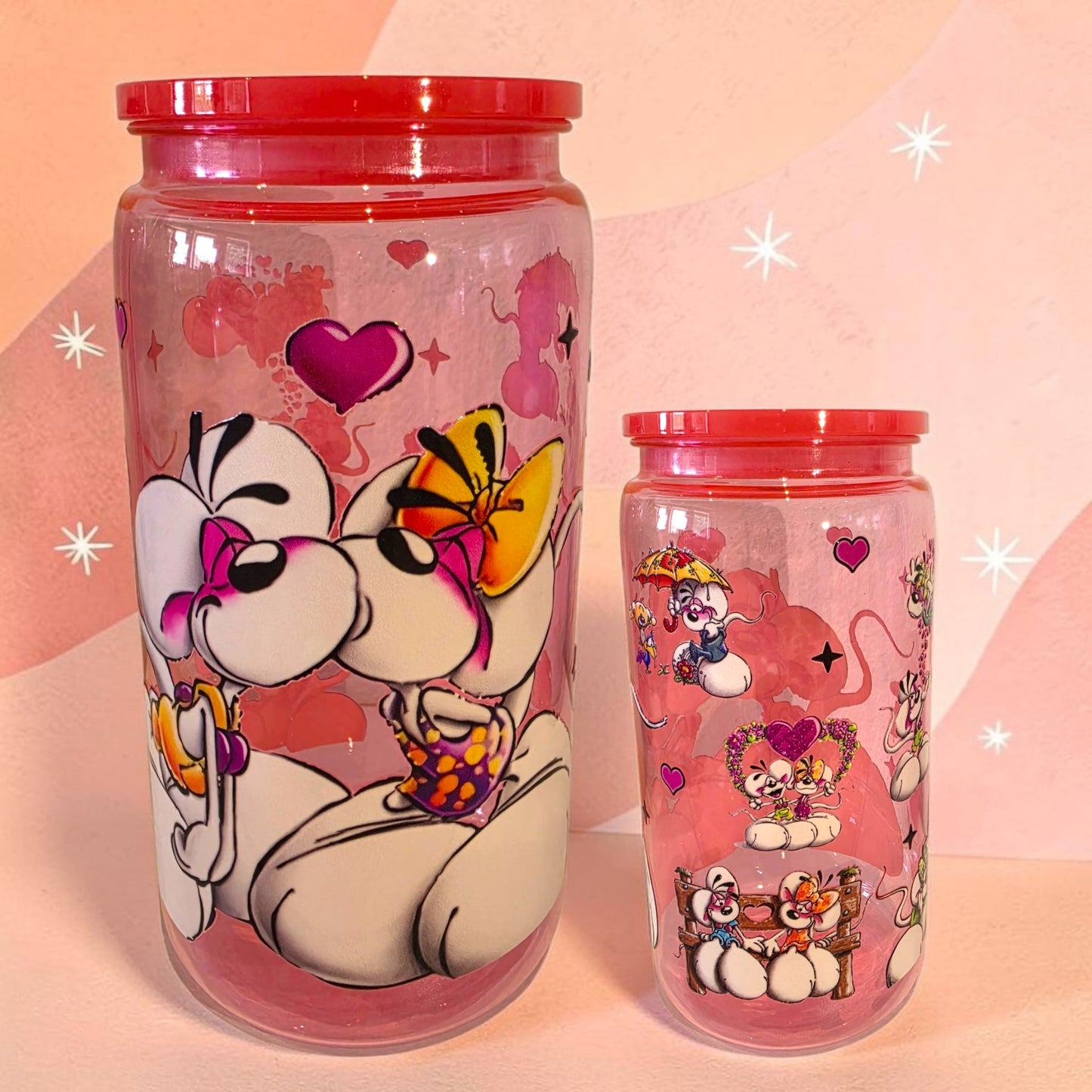 Kunststoffbecher rosa Diddle