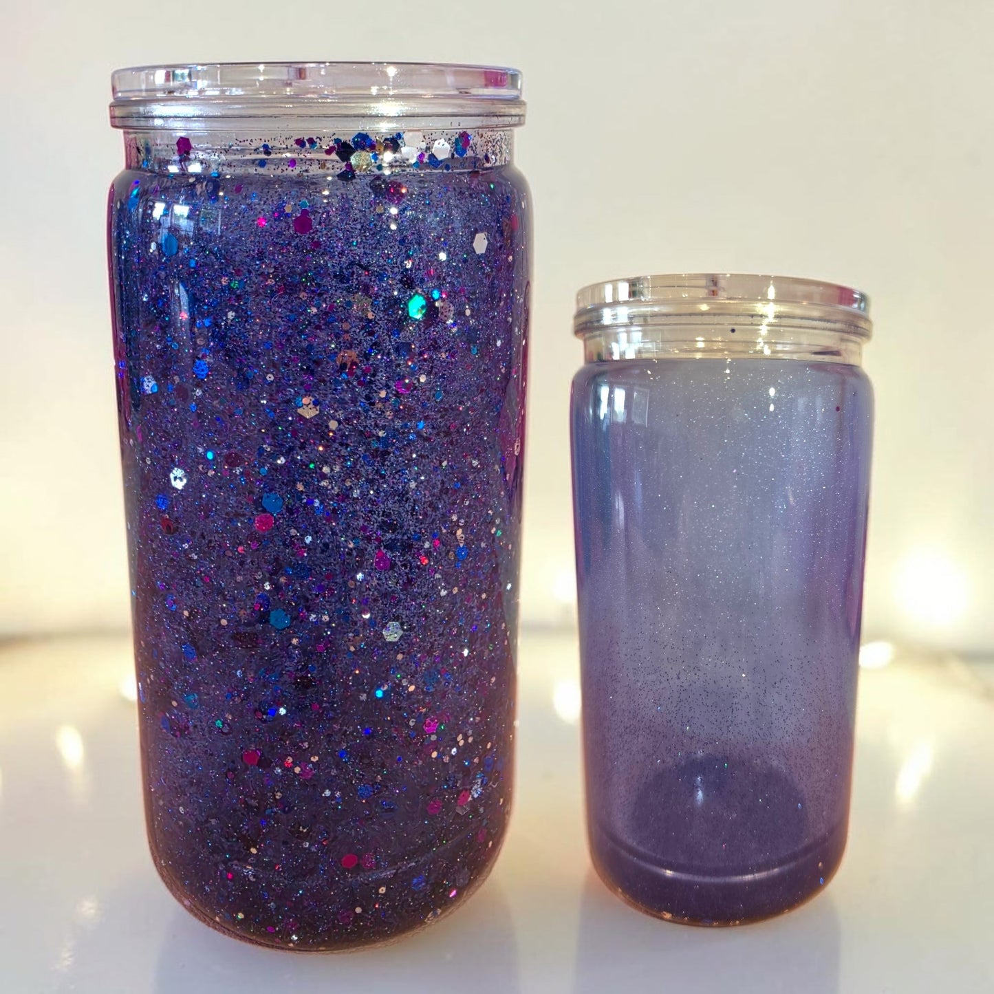 Glitzerbecher Galaxy von Kiara