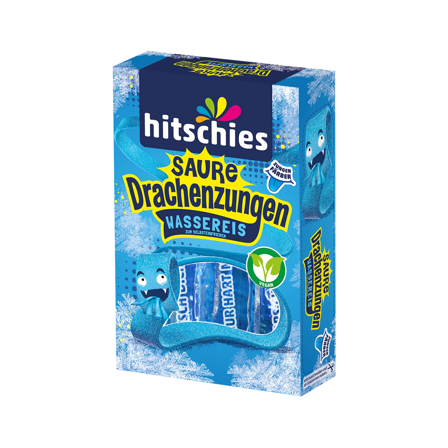Hitschies Saure Drachenzungen Wassereis BLAU 10x40ml