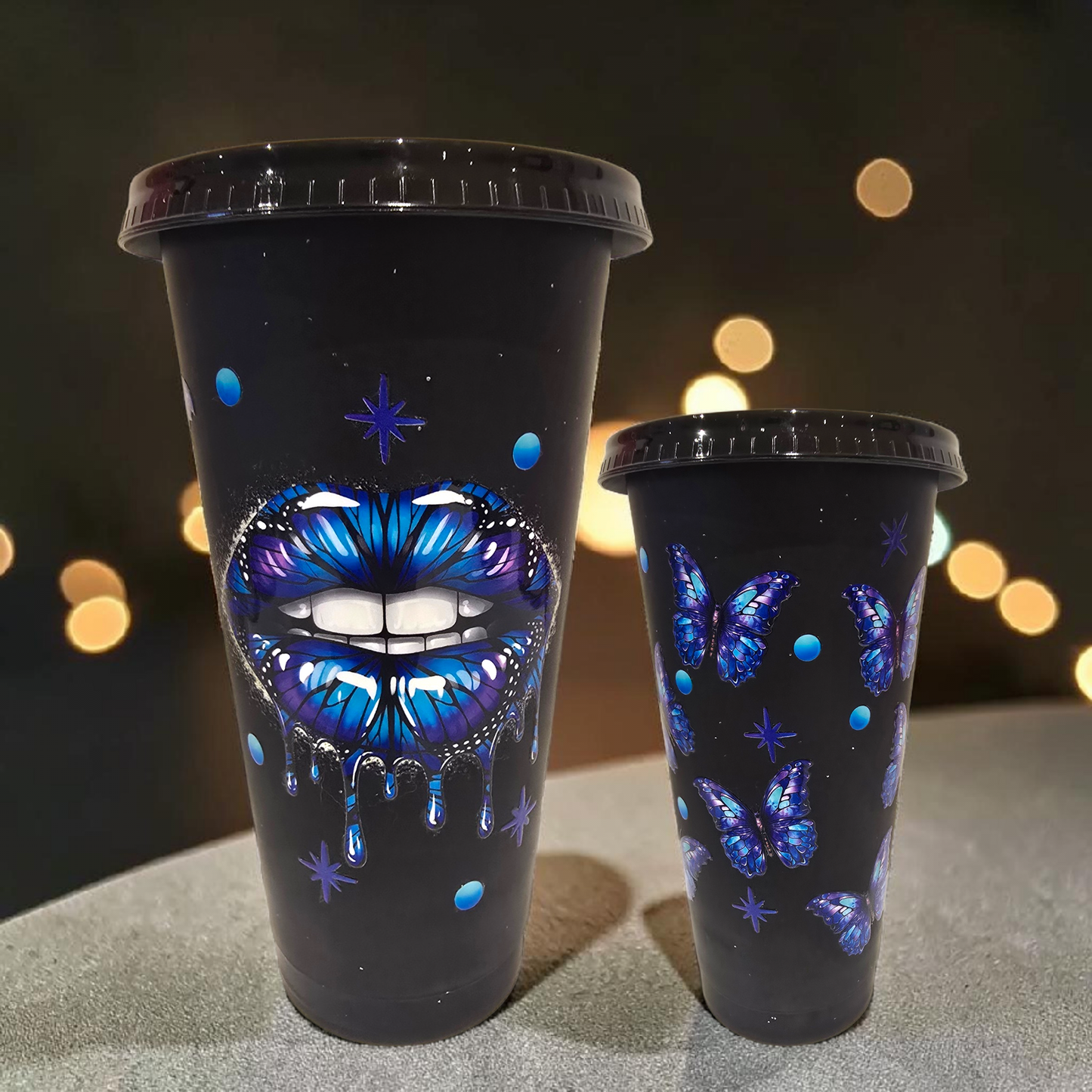 Becher Blaue Lippe 💙