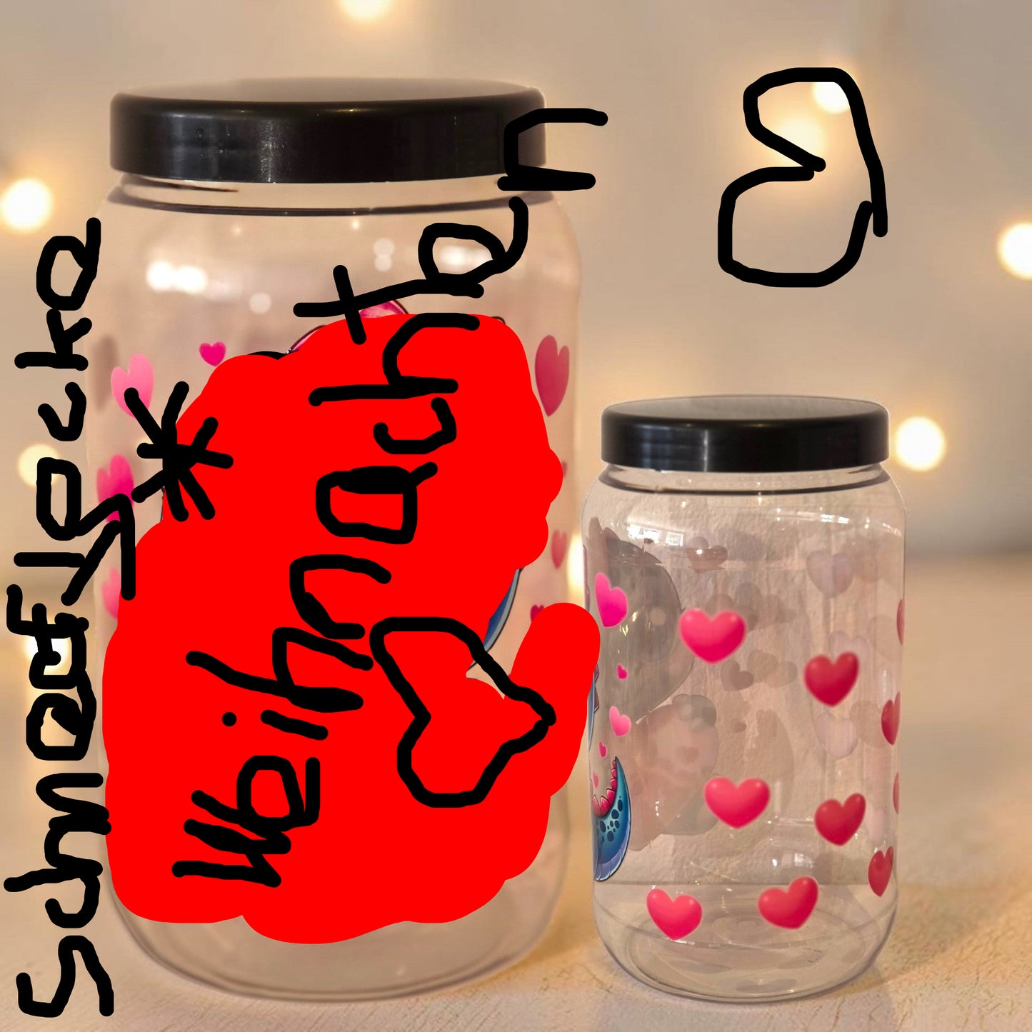 Motiv Bottle Weihnachten im August 1,5kg für Denise