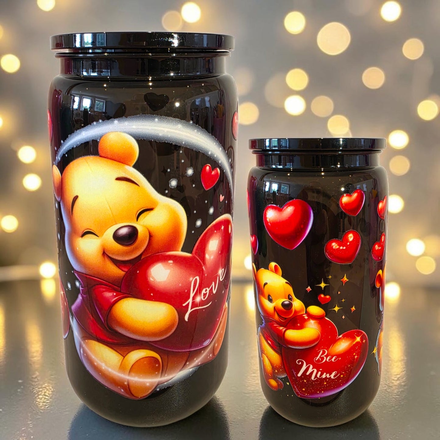 Kunststoffbecher Schwarz Puh 💞