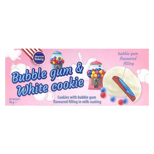 American Bakery Bubble gum & White cookie 128g