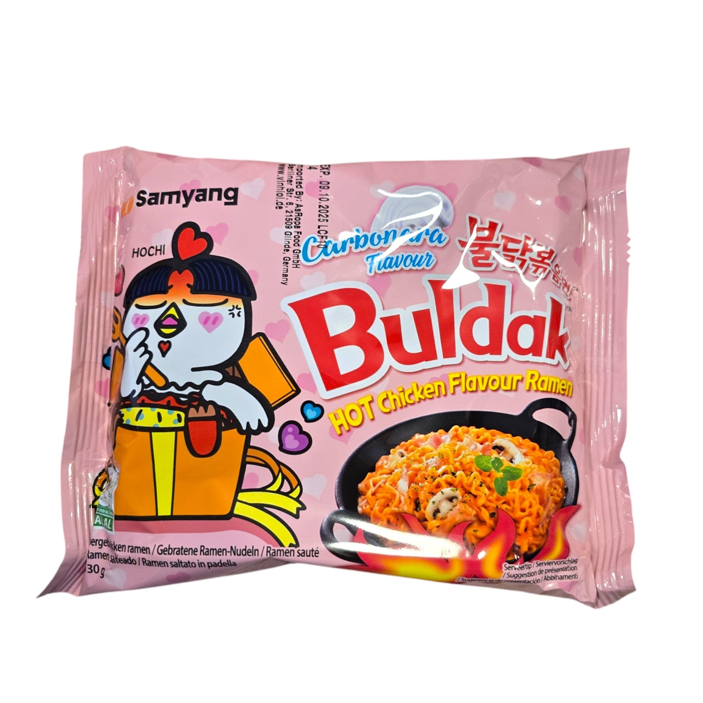 Buldak Ramen Hot Chicken Flavour Carbonara 130g