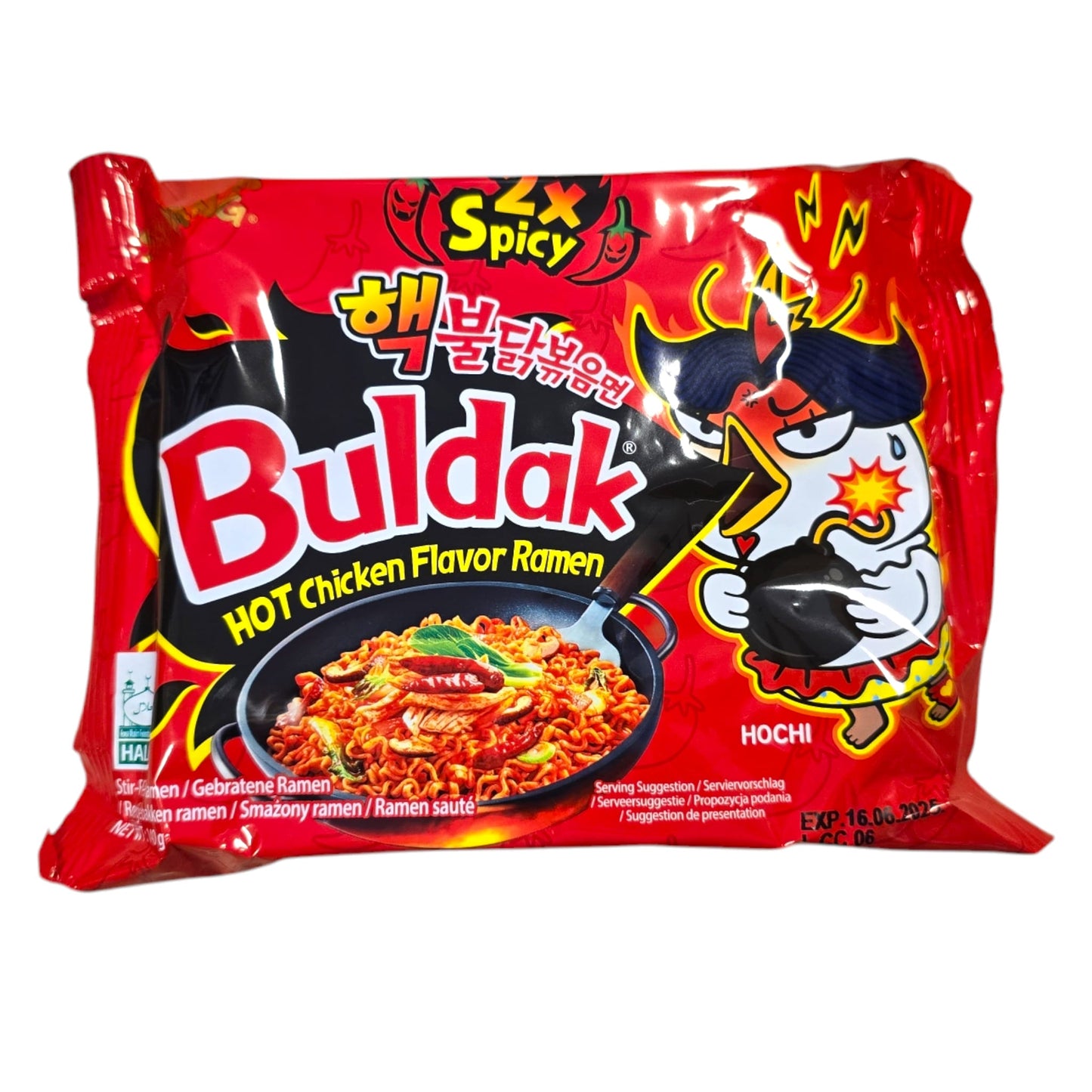 Buldak Ramen Hot Chicken Flavour 2x Spicy 135g