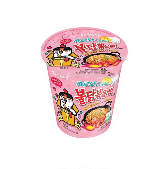 Buldak Spicy Ramen Hot Chicken Carbonara 80g CUP
