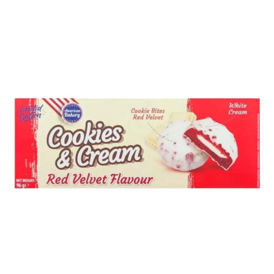 American Bakery Cookies & Cream Red Velvet Flavour 128g