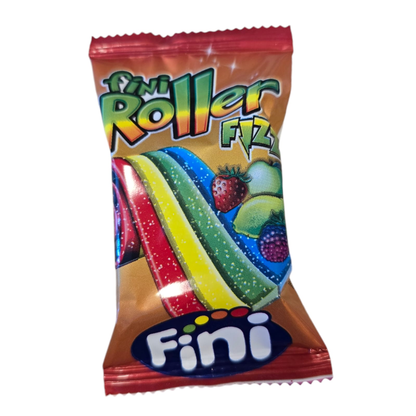 Fini erdbeer-, Zitronen-, Apfel- und Himbeerroller 20g – Zucker-Paradies