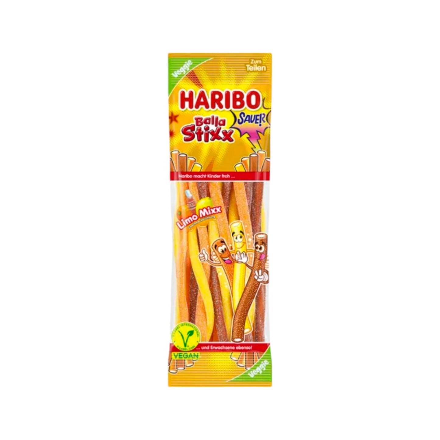 Haribo Balla Stixx Limo Mix veggie (175g)