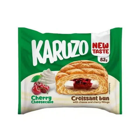 Karuzo Croissant Cherry Cheesecake 82g