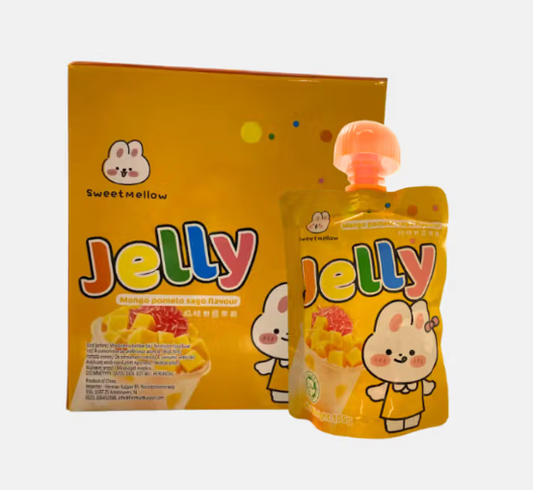 Sweet Mellow Jelly Mango Pomelo Sago Geschmack 105g