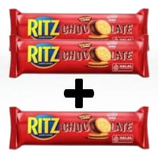 Ritz Sandwich Chocolate 91g 2+1