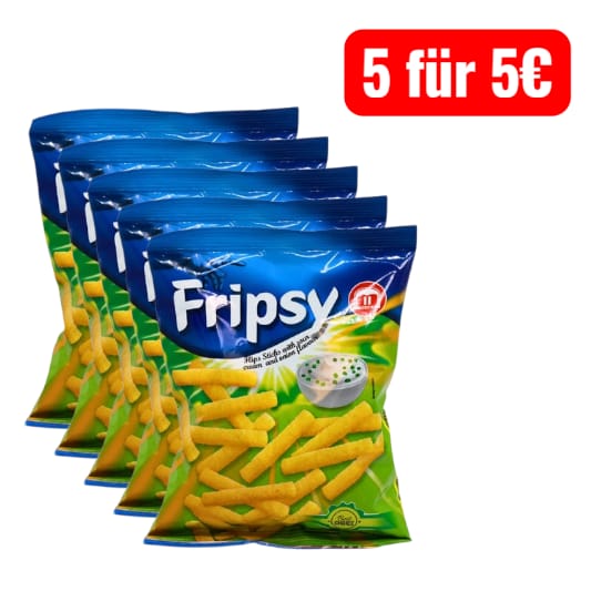 Fripsy Flips Sour Cream 40g x5