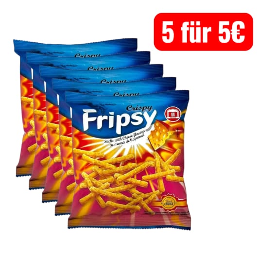 Fripsy Sticks Cheese 50g x5