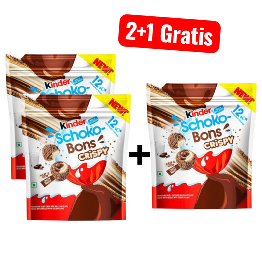 Kinder Schoko-Bons Crispy (67,2g) 2+1 Gratis