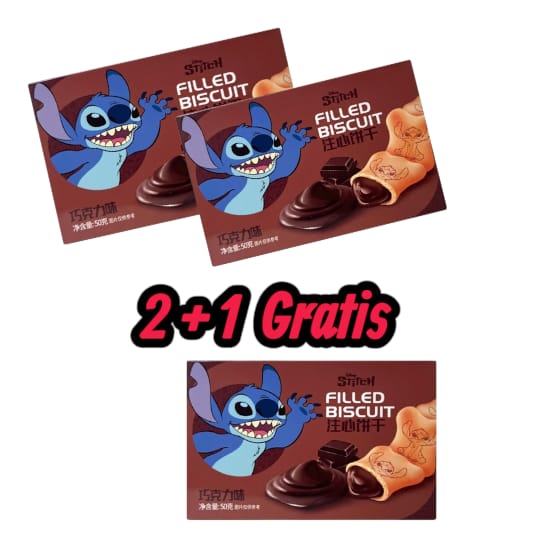 Filled Biscuit Chocolate 50g 2+1