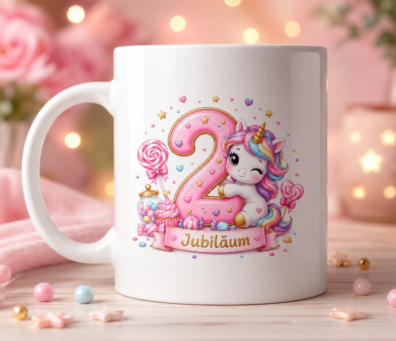 VORBESTELLUNG Jubiläumstasse 🥳 2 Jahre Zucker Paradies VORBESTELLUNG
