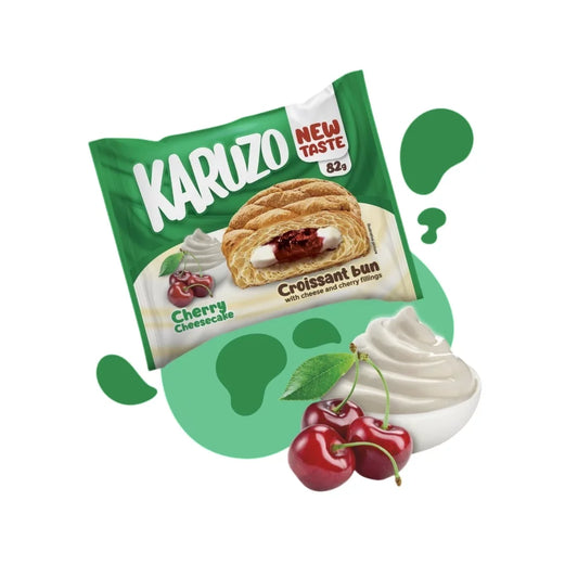 Karuzo-Croissant Cherry Cheesecake 82g
