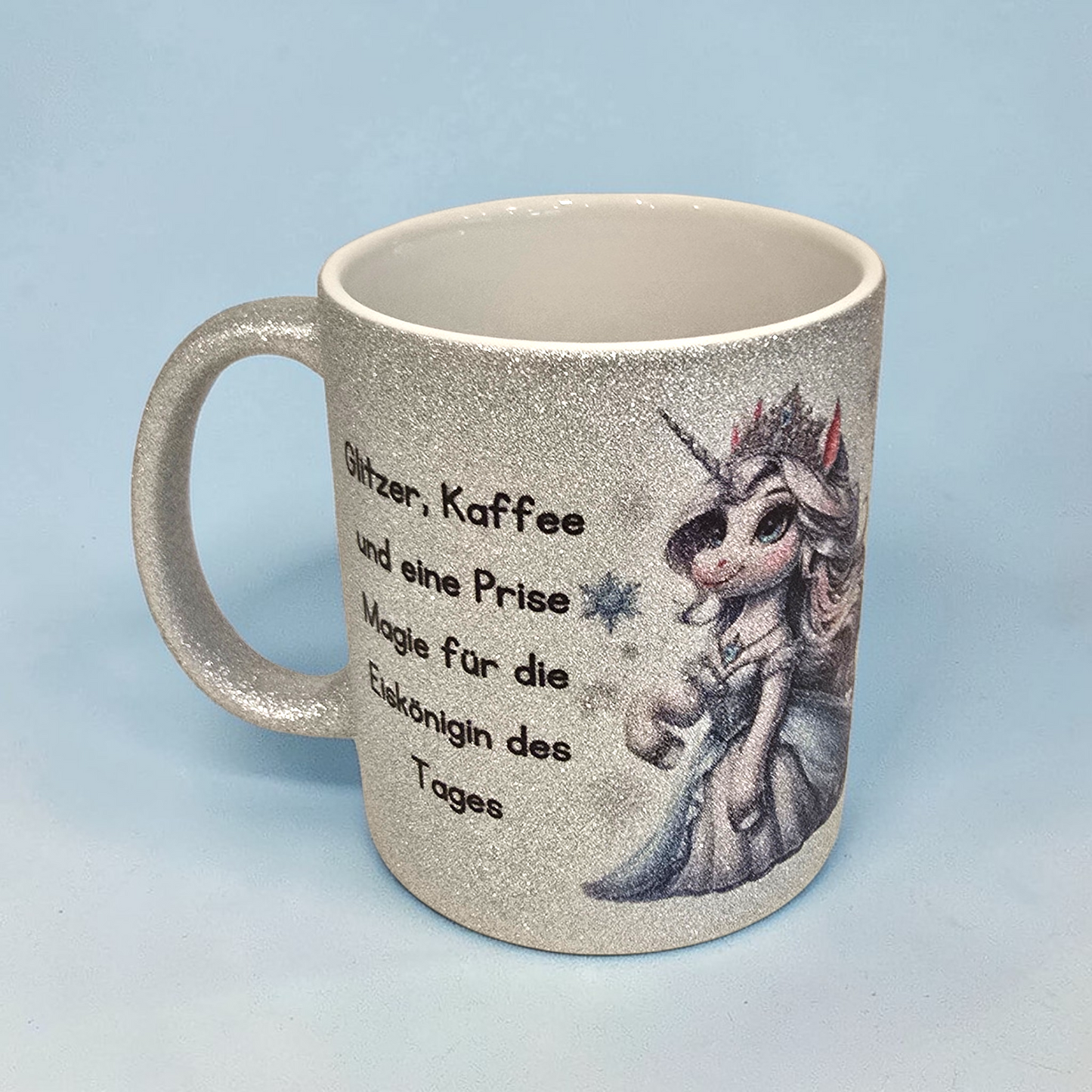 Glitzer Tasse Eiskönigin