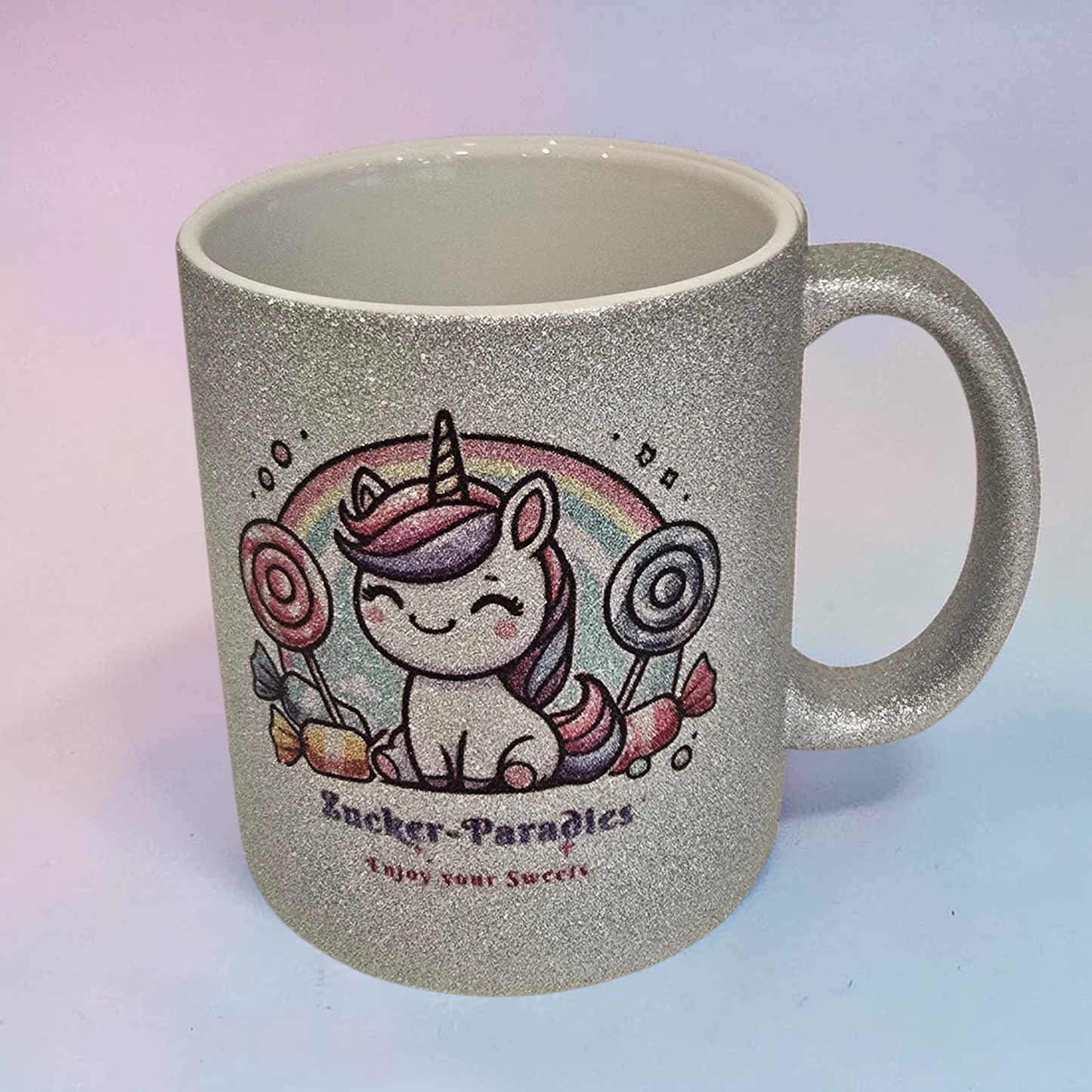 Glitzer Tasse Eiskönigin