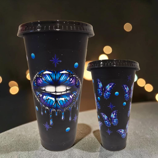 Becher Blaue Lippe 💙