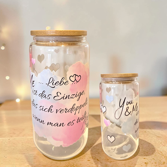 Motiv Glas Liebe